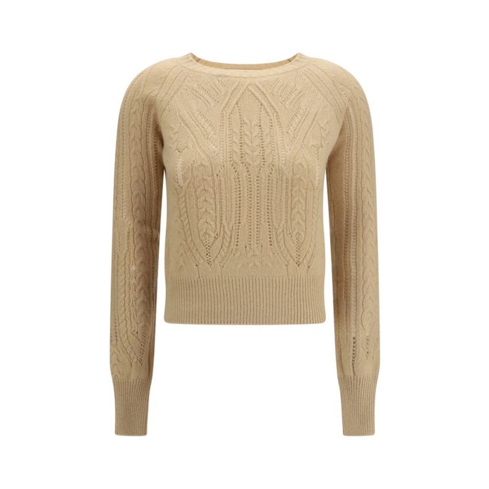 Ermanno Scervino Beige Cashmere Women's Sweater